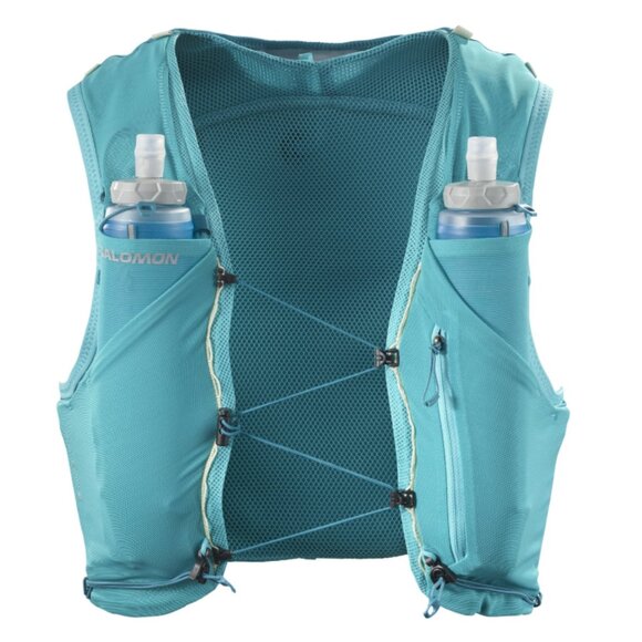 Salomon Advanced Skin 5 Running Hydration Vest Unisex L, Tahitian Tide/Blue - Picture 6 of 9